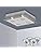 Allesgute 4-Way Square LED Ceiling Spotlight | Brushed Chrome & Glass
