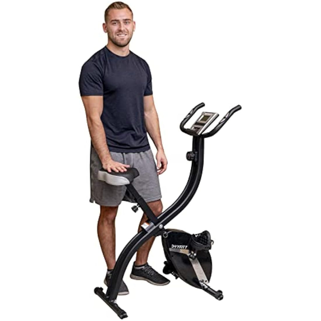 Jolof Store Foldable Exercise Bike – 16 Level Magnetic Resistance