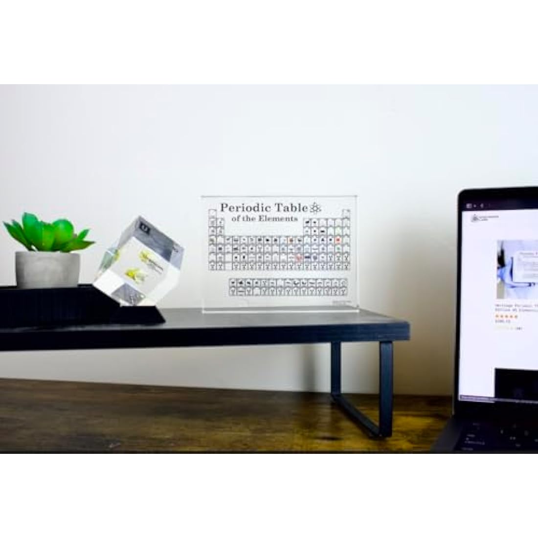 Heritage Periodic Table with Real Samples | Acrylic Display by