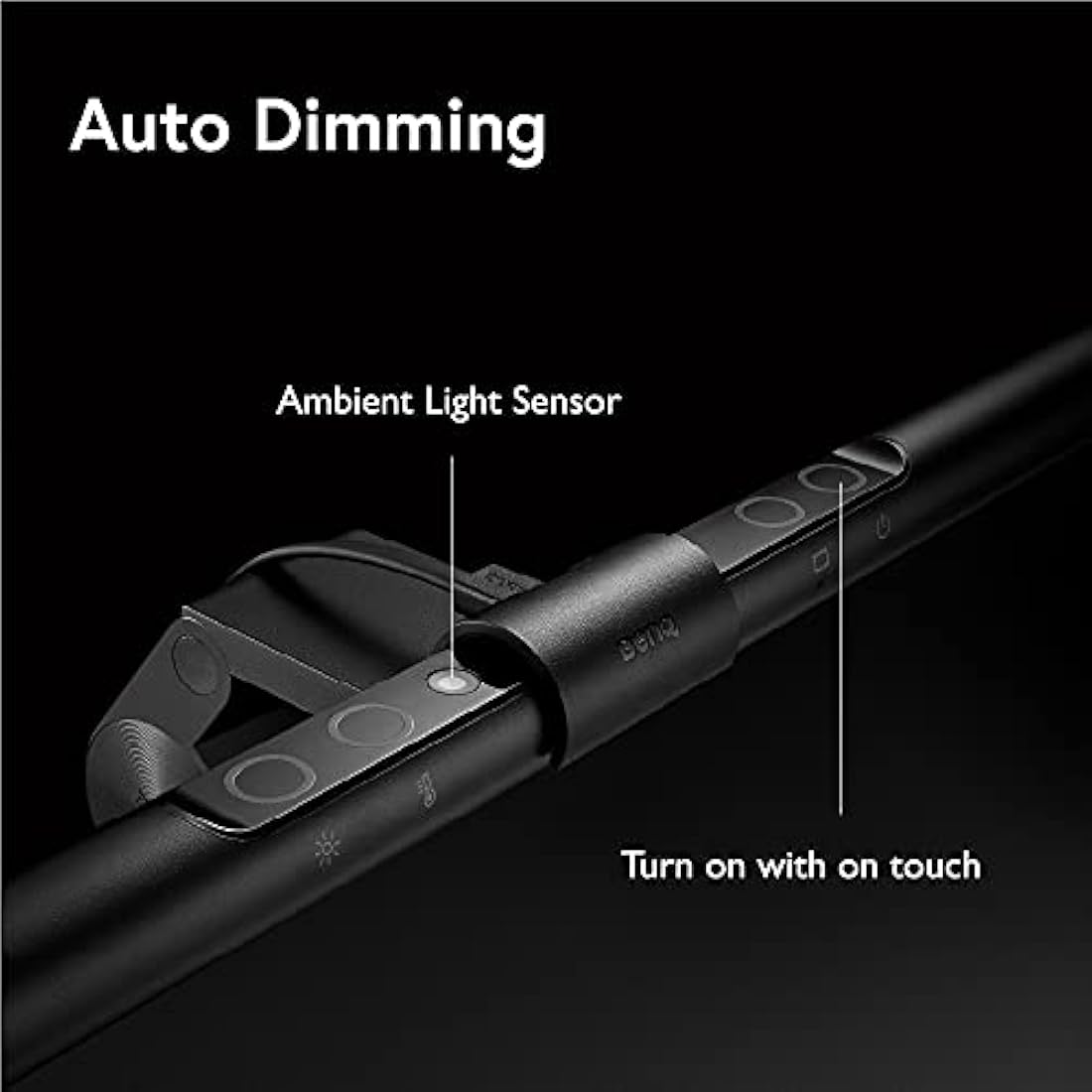 BenQ ScreenBar Monitor Light - Auto-Dimming LED Lamp with Touch Control