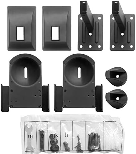 Suptek Dual Side Clamping Speaker Wall Mounts | Adjustable 25kg (2 Pack)