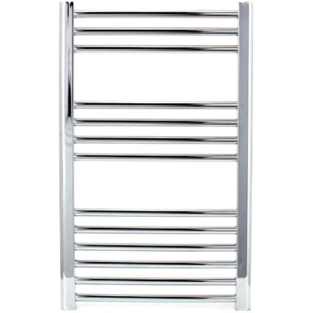 Manissa Milano Chrome Straight Central Heating Towel Rail | 500 x 800mm