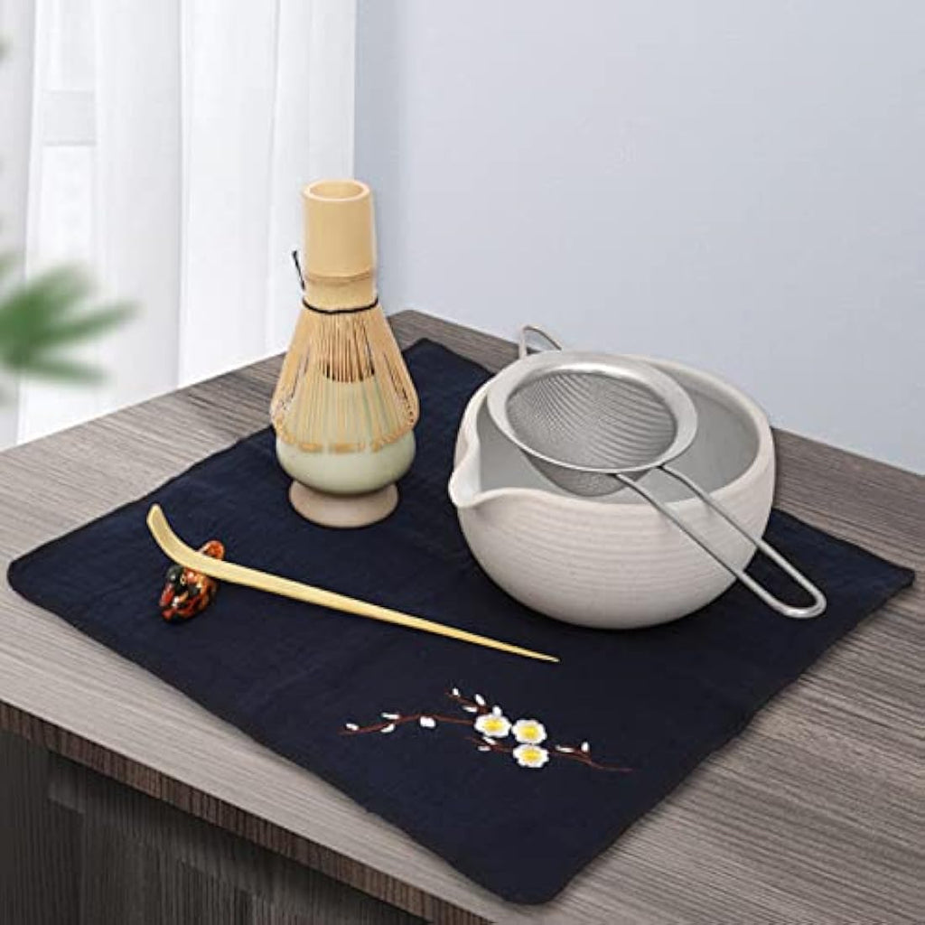 Jolof Store Japanese Matcha Tea Set – 9-Piece Bamboo & Ceramic Kit