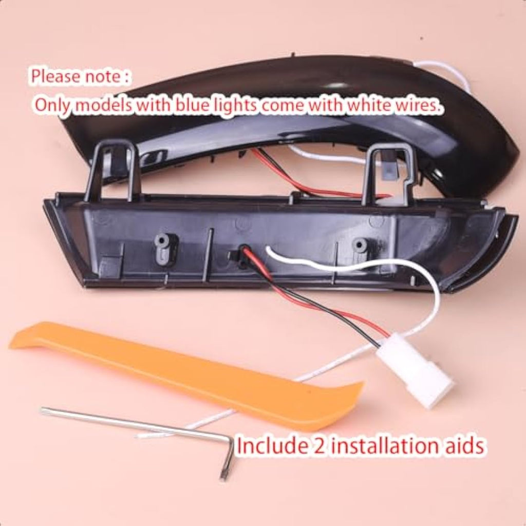 LoreenCar Dynamic LED Turn Signals for VW Golf MK5 Jetta Passat – Amber/Blue