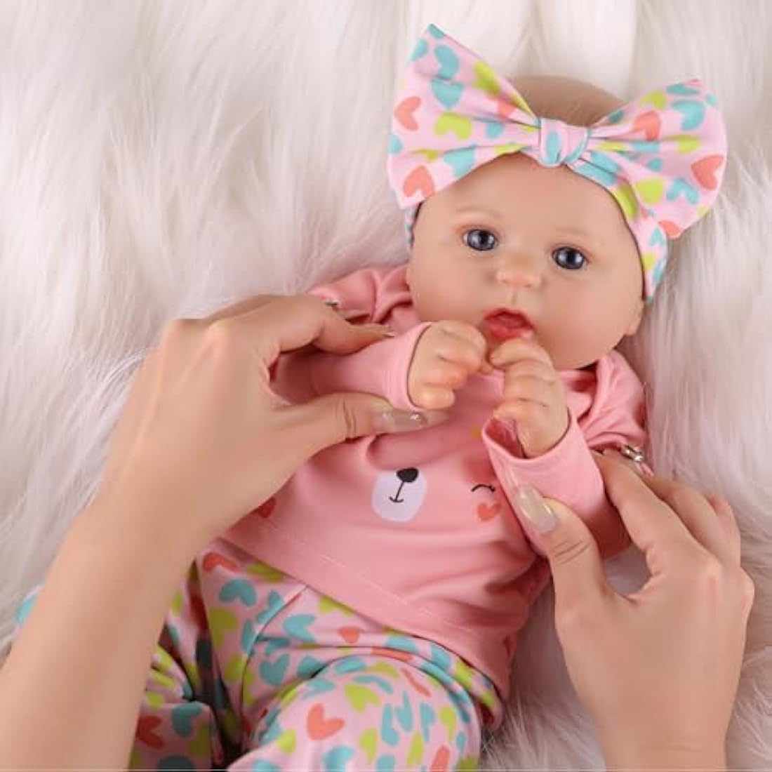 BABESIDE Bailyn 20-inch Realistic Reborn Baby Doll - Soft Vinyl Girl