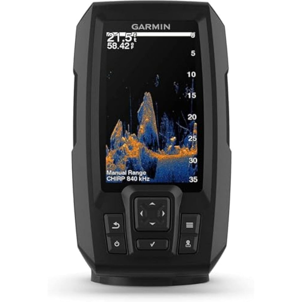 Garmin Striker Vivid 4cv Fishfinder | 4-inch Color Sonar with Transducer