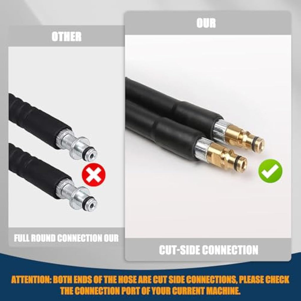 OHAYORI 15M High Pressure Washer Hose for Karcher K2-K7 | M22 Connector
