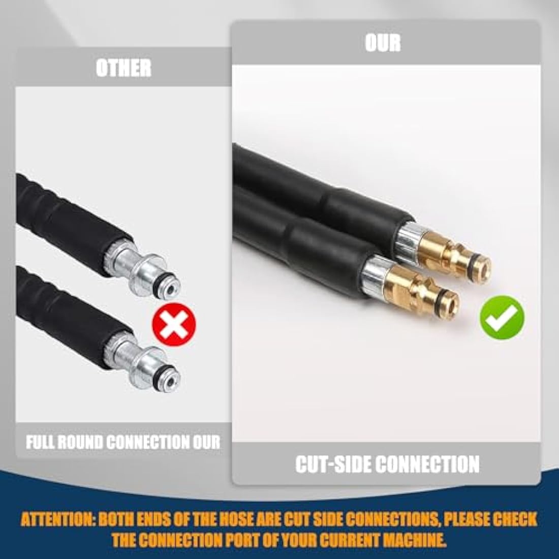 OHAYORI 15M High Pressure Washer Hose for Karcher K2-K7 | M22 Connector