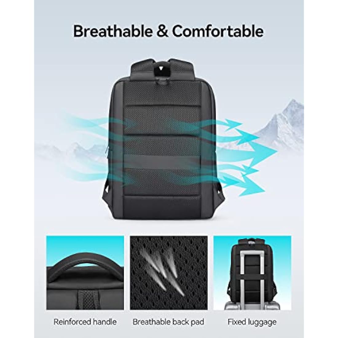 Mark Ryden Slim 15.6 Inch Laptop Backpack | Water-Resistant Business Bag