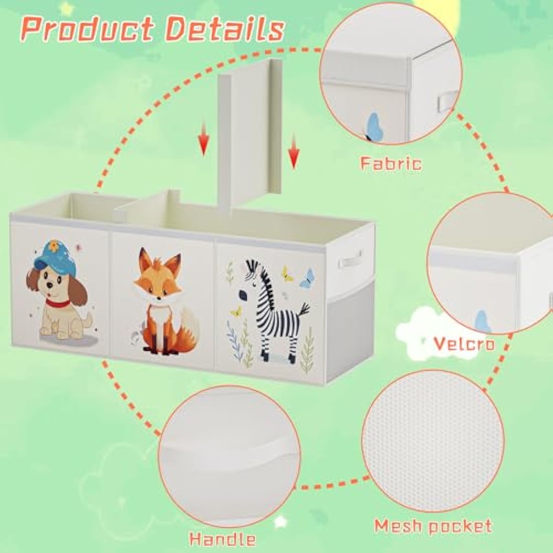 Extra Large Toy Box – 135L Collapsible Fabric Storage Chest