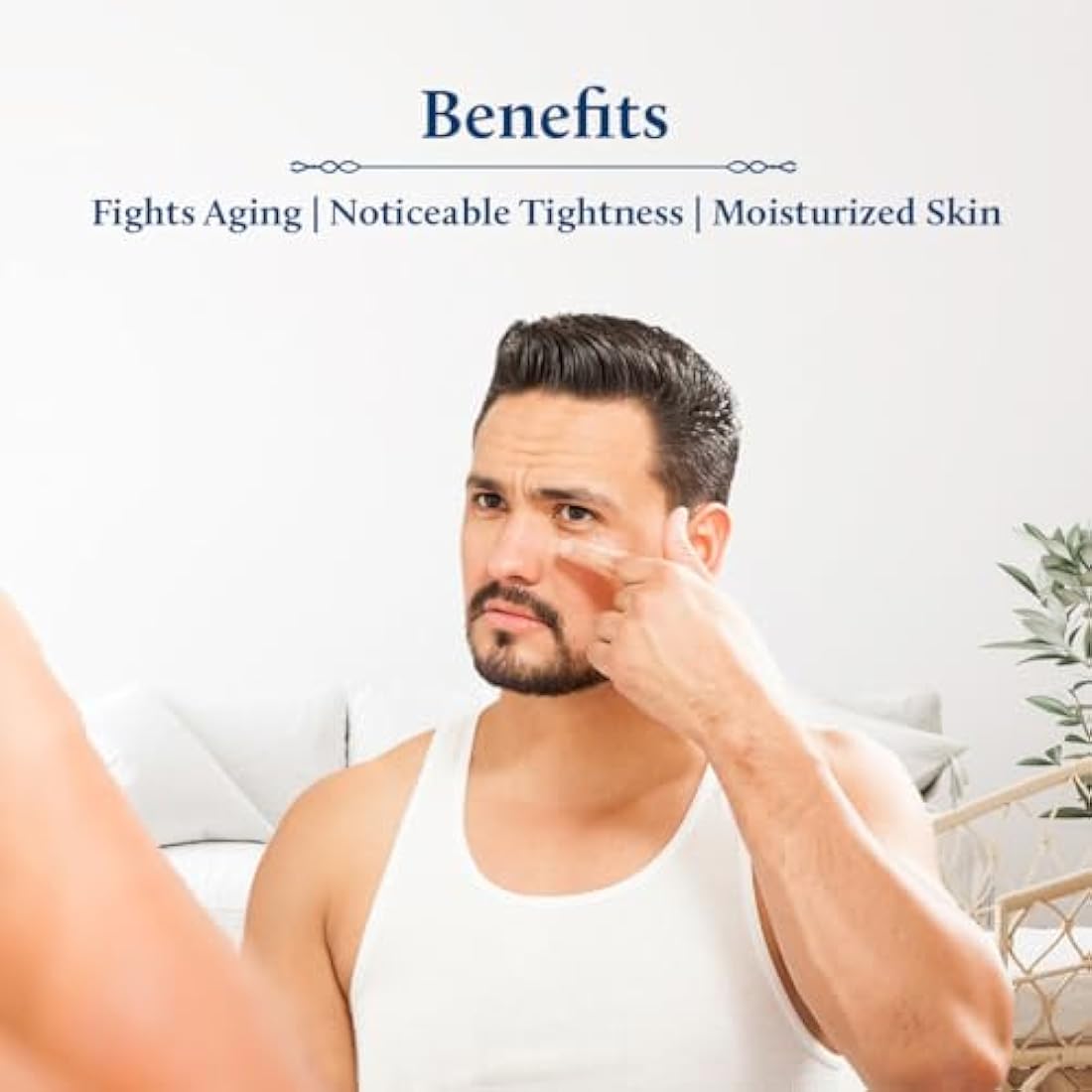 Blue Nectar Men's Face Cream | Brightening & Anti-Aging Herbal Moisturizer