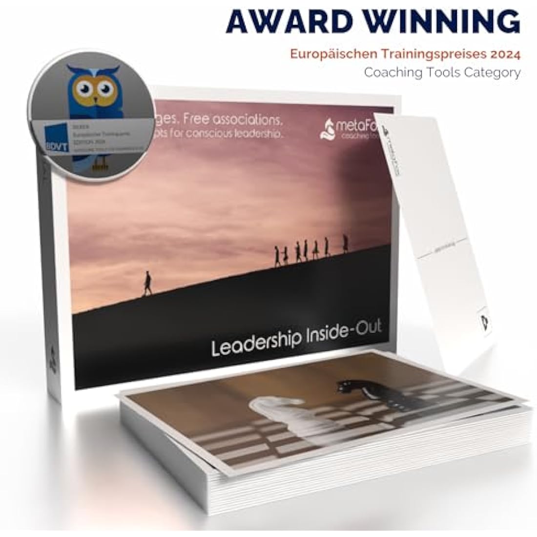 metaFox Leadership Inside-Out Cards | 52 Coaching & Team Building Tools