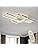 Diossad Modern LED Ceiling Lamp – Dimmable Flush Mount Chandelier with Remote