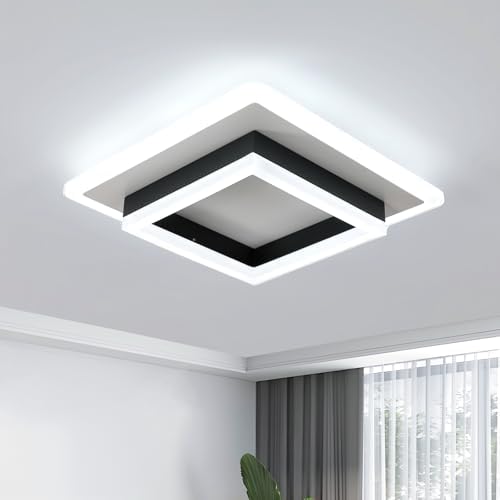Modern Square LED Ceiling Light – 30W Cold White 6500K