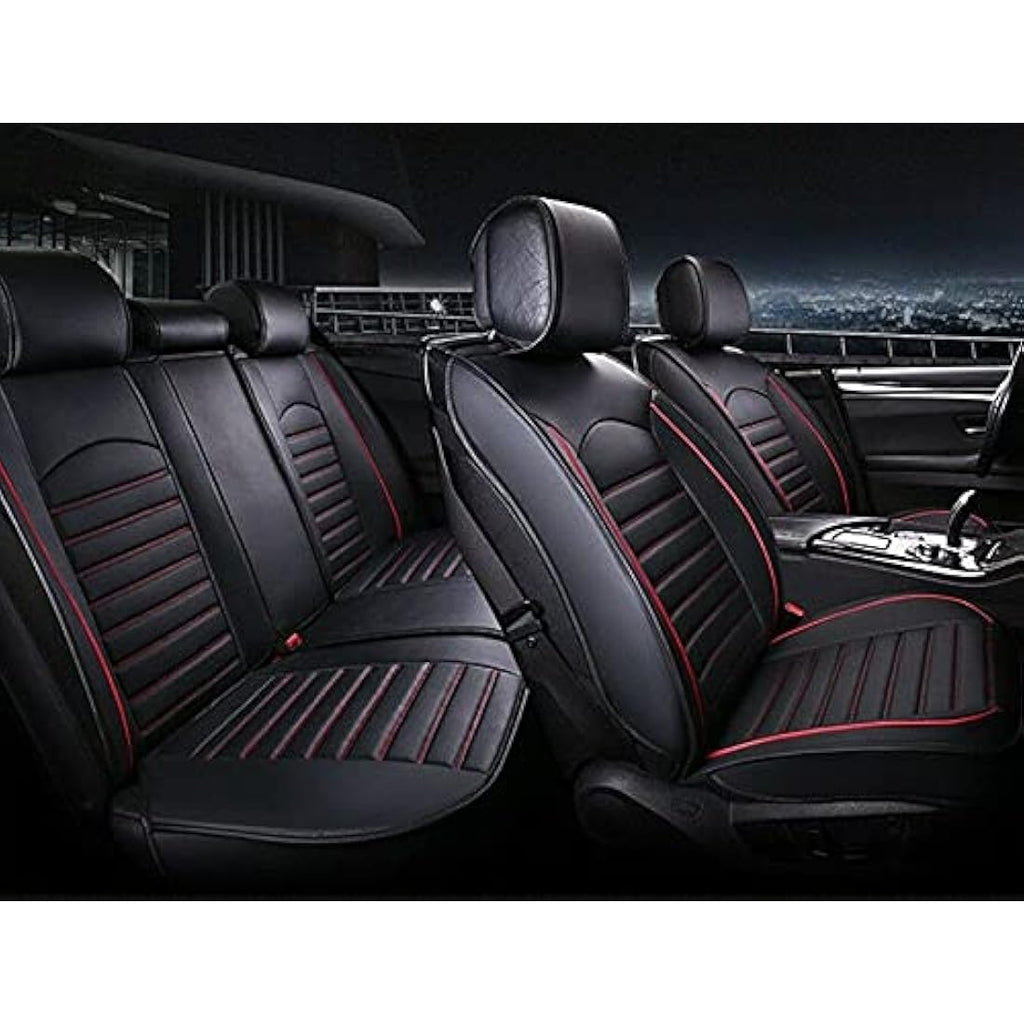Universal PU Leather Car Seat Covers – Full Set Waterproof