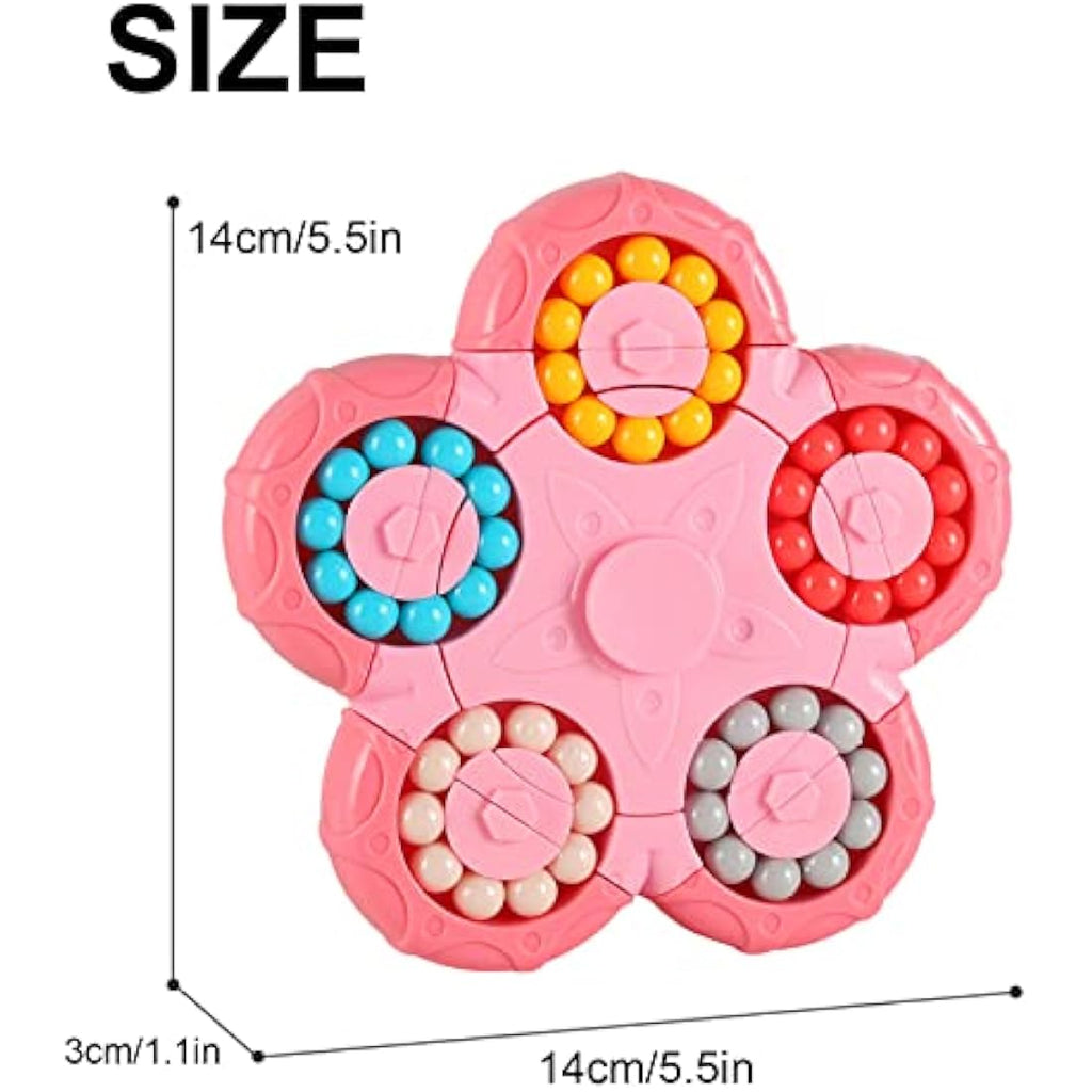 Magic Bean Rotating Cube | Fidget Spinner Puzzle Toy