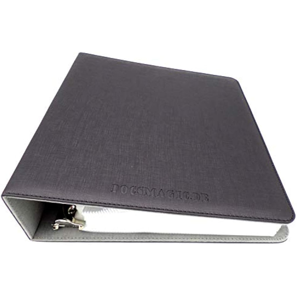 docsmagic.de 3-Ring Premium Album Black with 100 9-Pocket Pages