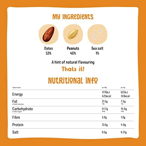 Nakd Peanut Delight Fruit & Nut Bars - Vegan & Gluten Free - 18 x 35g