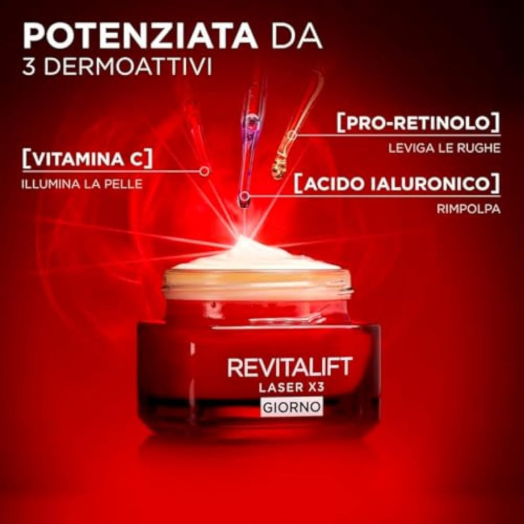 L'Oréal Paris Revitalift Laser X3 Skincare Kit - Day Cream & Eye Contour