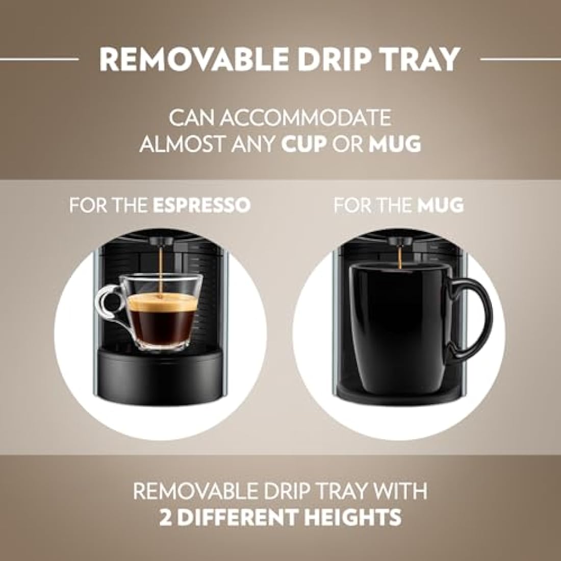 Lavazza A Modo Mio Jolie EVO Coffee Capsule Machine - Recycled Plastic - Grey