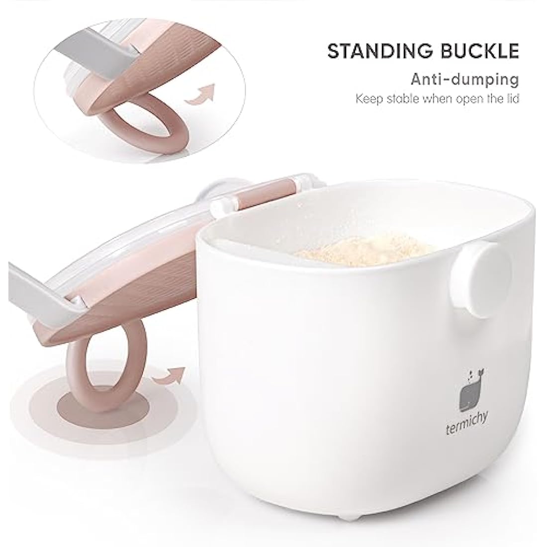 Termichy Baby Milk Powder Dispenser – 250g Airtight Formula Container