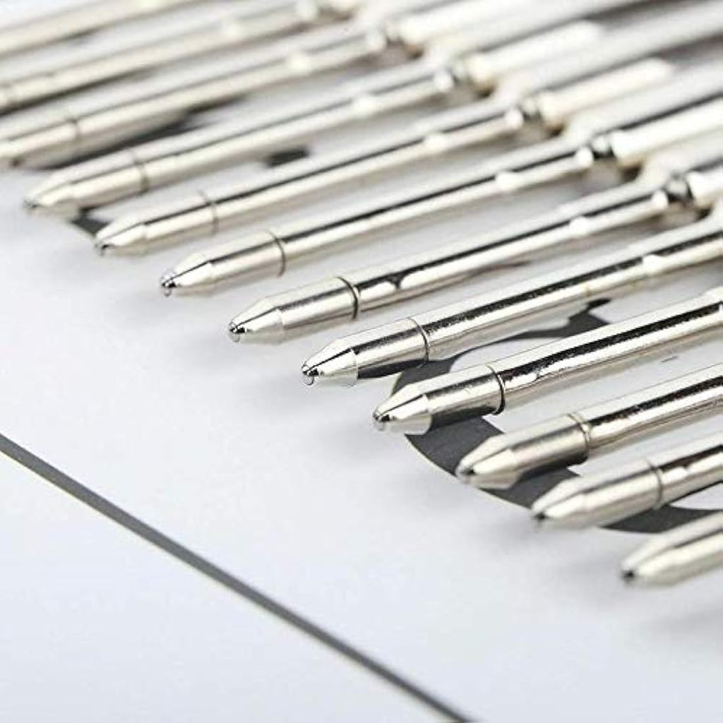 Jolof Store Parker Compatible Ballpoint Pen Refills - 20 Pack Black Ink