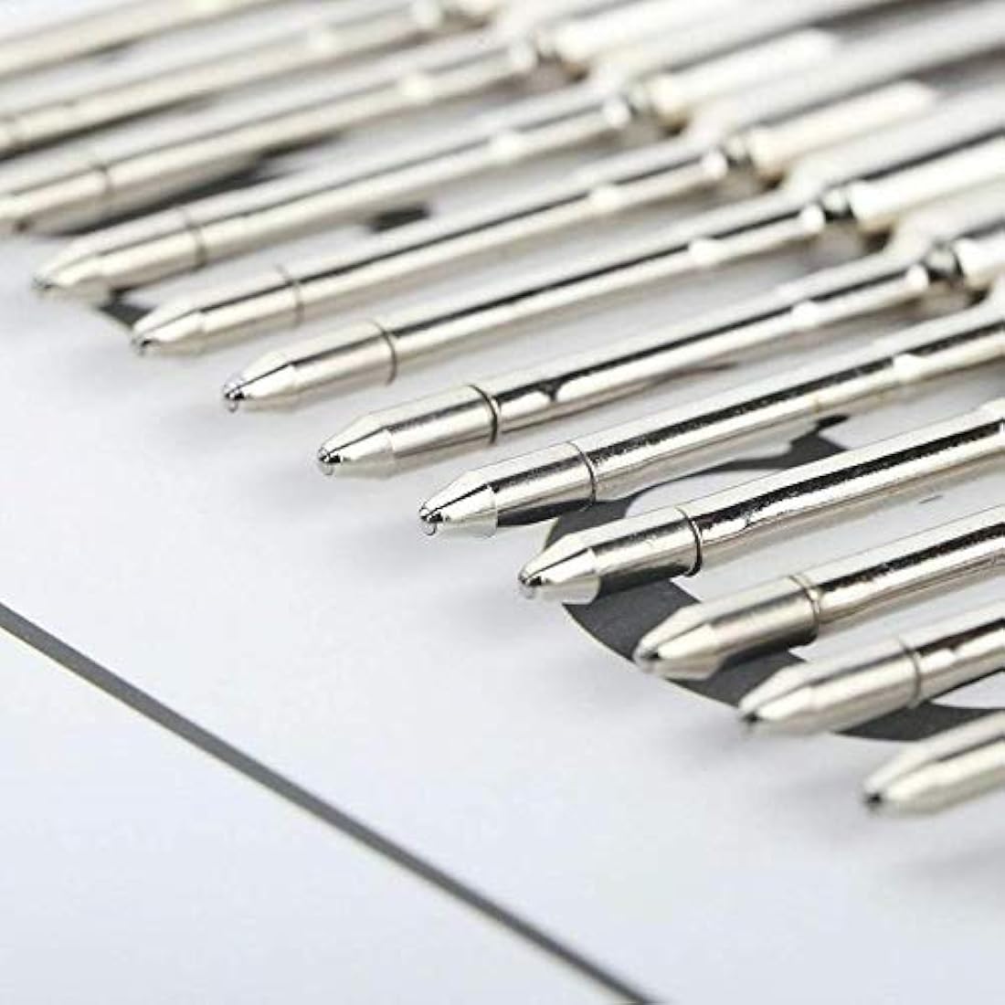 Jolof Store Parker Compatible Ballpoint Pen Refills - 20 Pack Black Ink