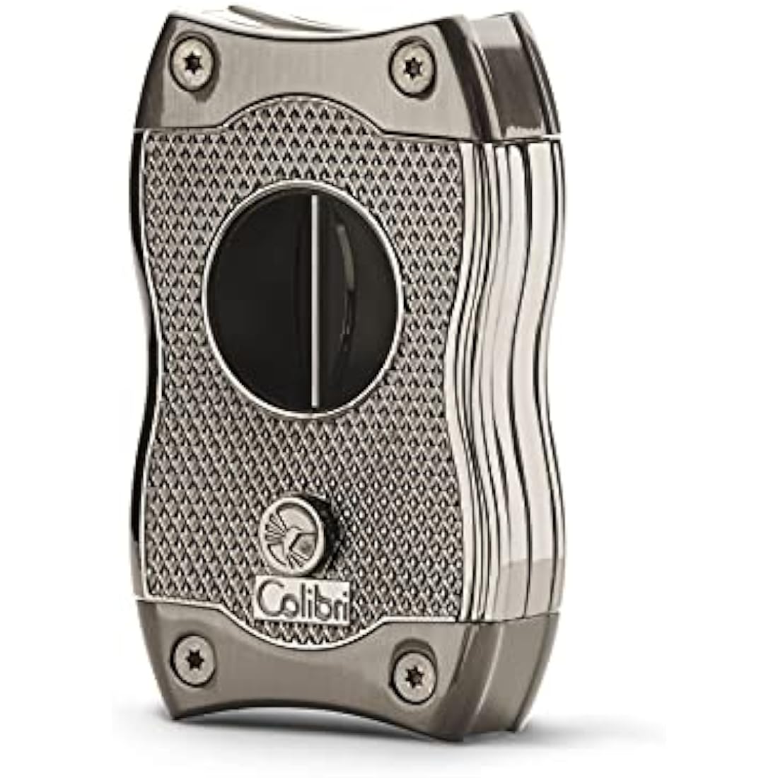 Colibri SV-Cut 2-in-1 Cigar Cutter | V-Cut & Straight Cut | Gunmetal
