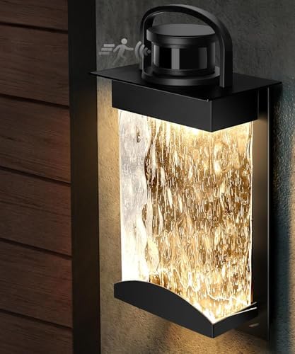 Lamomo Outdoor Motion Sensor Wall Light – 1200LM Dusk to Dawn LED Porch Lamp
