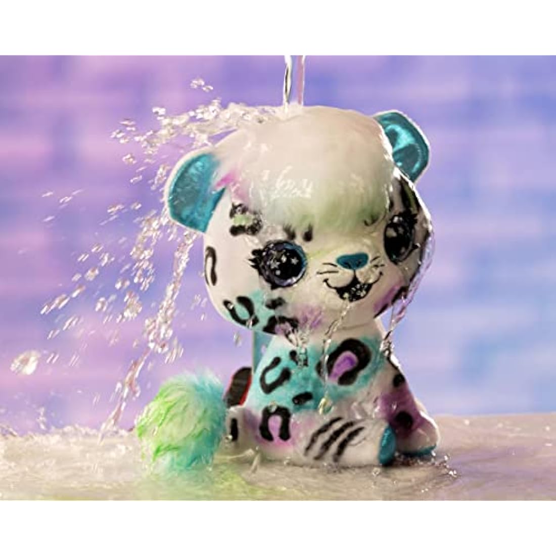 Jolof Store Airbrush Plush Wild Cat DIY Art Kit with 4 Chalk Pens