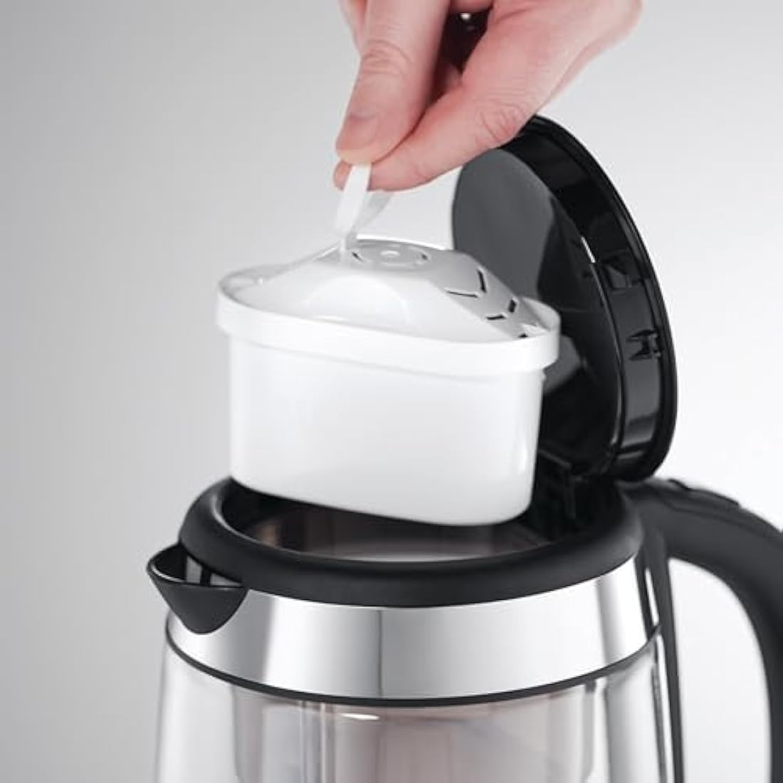 Russell Hobbs Brita Purity Glass Kettle | 1.5L Fast Boil Electric Kettle