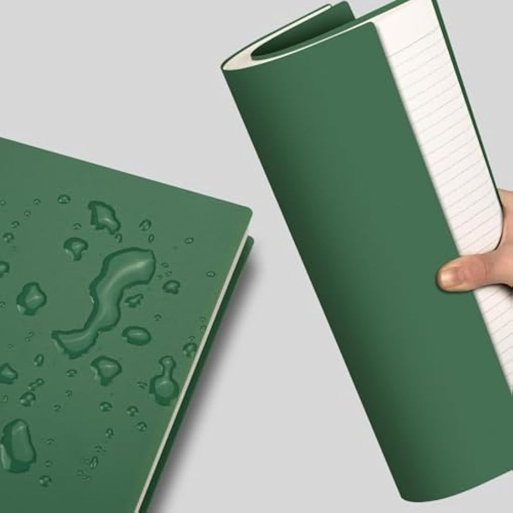 RETTACY A4 Spiral Notebook | 300 Pages College Ruled 100gsm – Dark Green