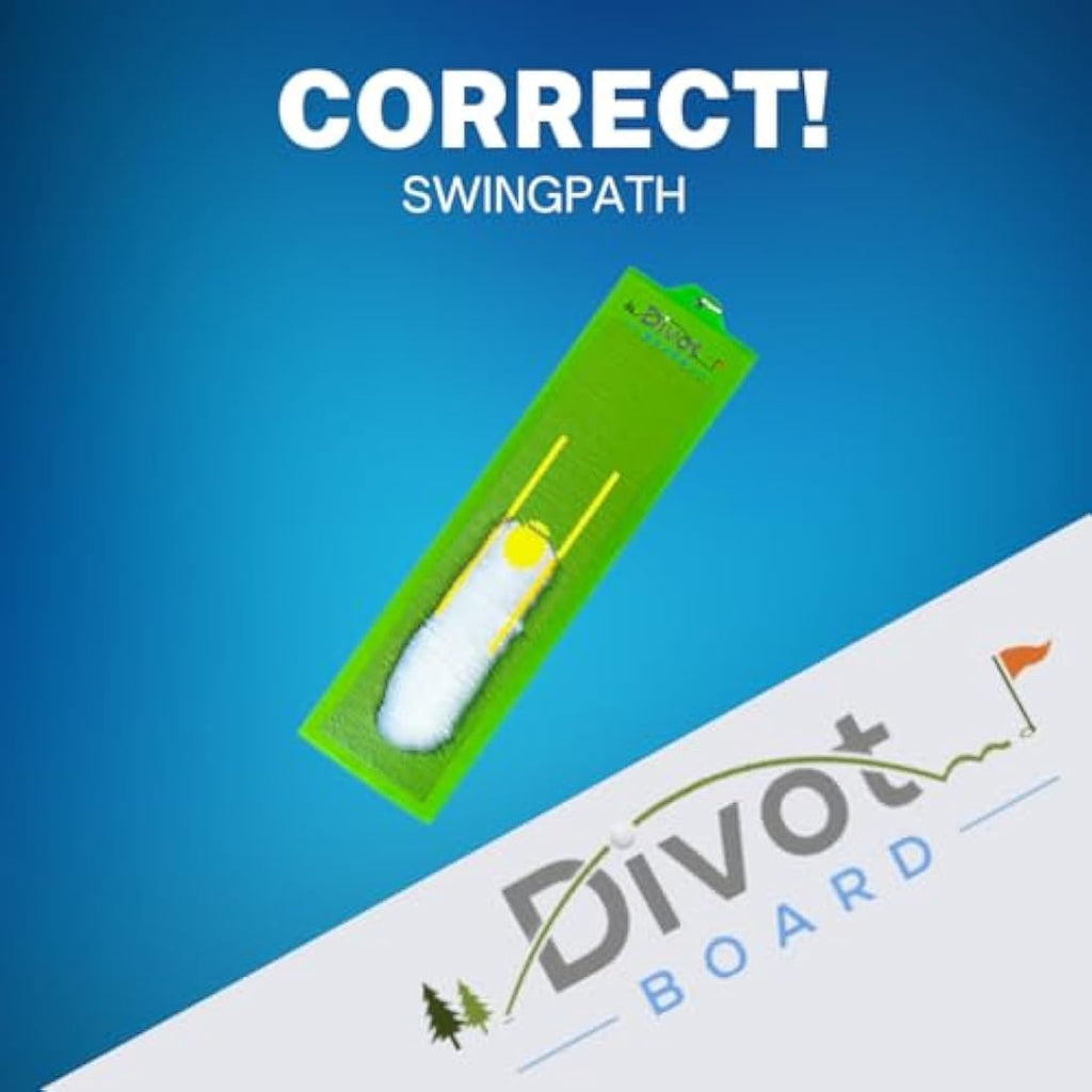 Jolof Store Divot Board – Golf Swing Path and Low Point Trainer Aid