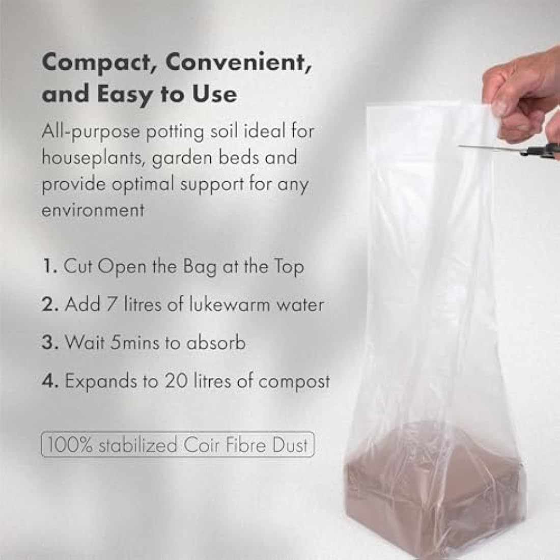 GreenBrokers Organic Potting Compost – Peat-Free Nutrient Soil (12 Pack)