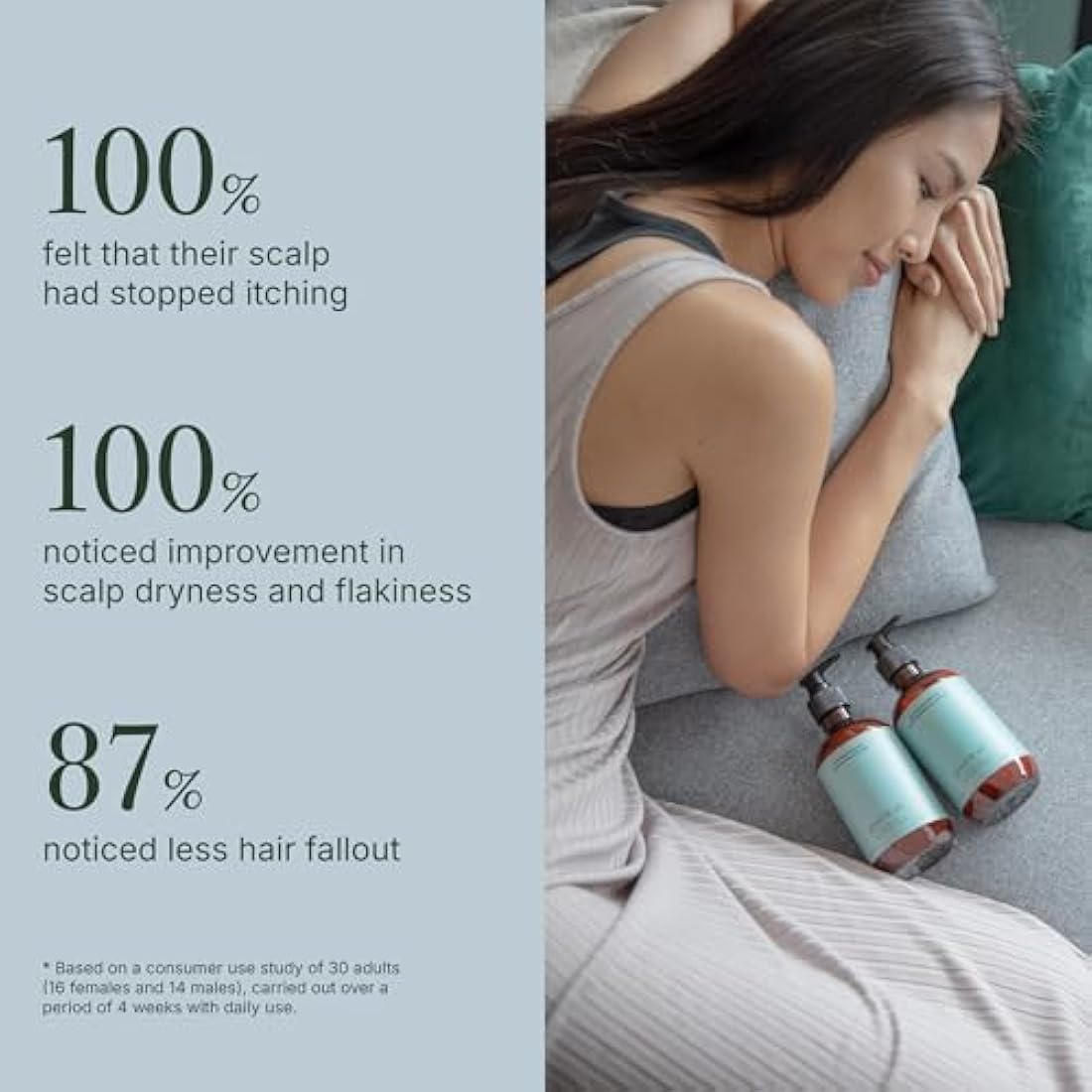 Good&All Tea Tree Shampoo and Conditioner Set for Dry Itchy Scalp