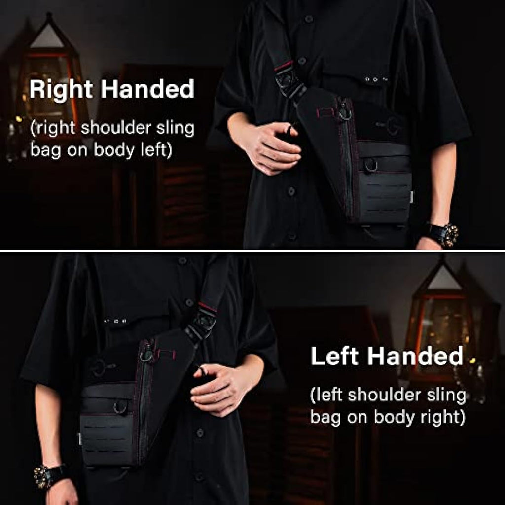 TACTICAL GEEK Cache L1 Sling Bag | 500D Nylon EDC Tactical Daypack