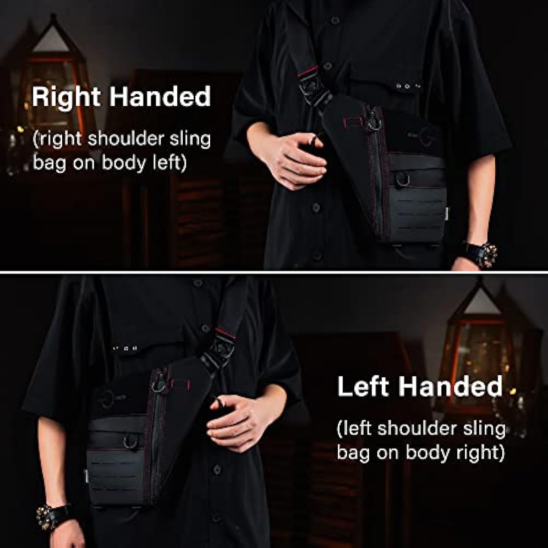 TACTICAL GEEK Cache L1 Sling Bag | 500D Nylon EDC Tactical Daypack
