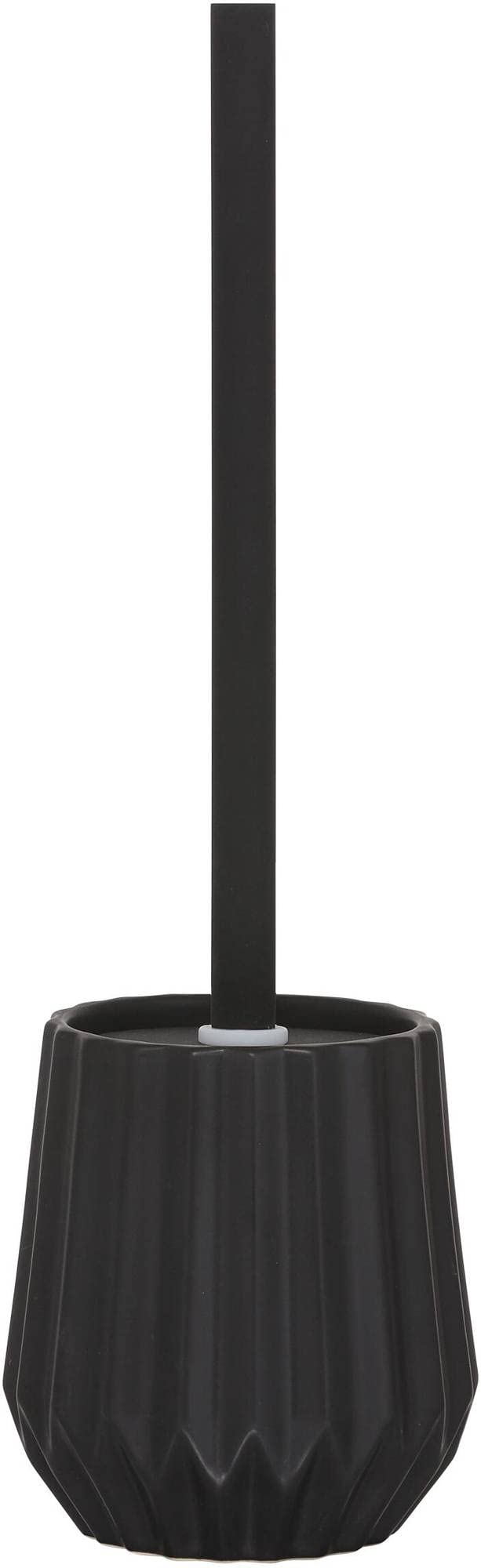 Sealskin Arte Ceramic Toilet Brush and Holder – Modern Black Design