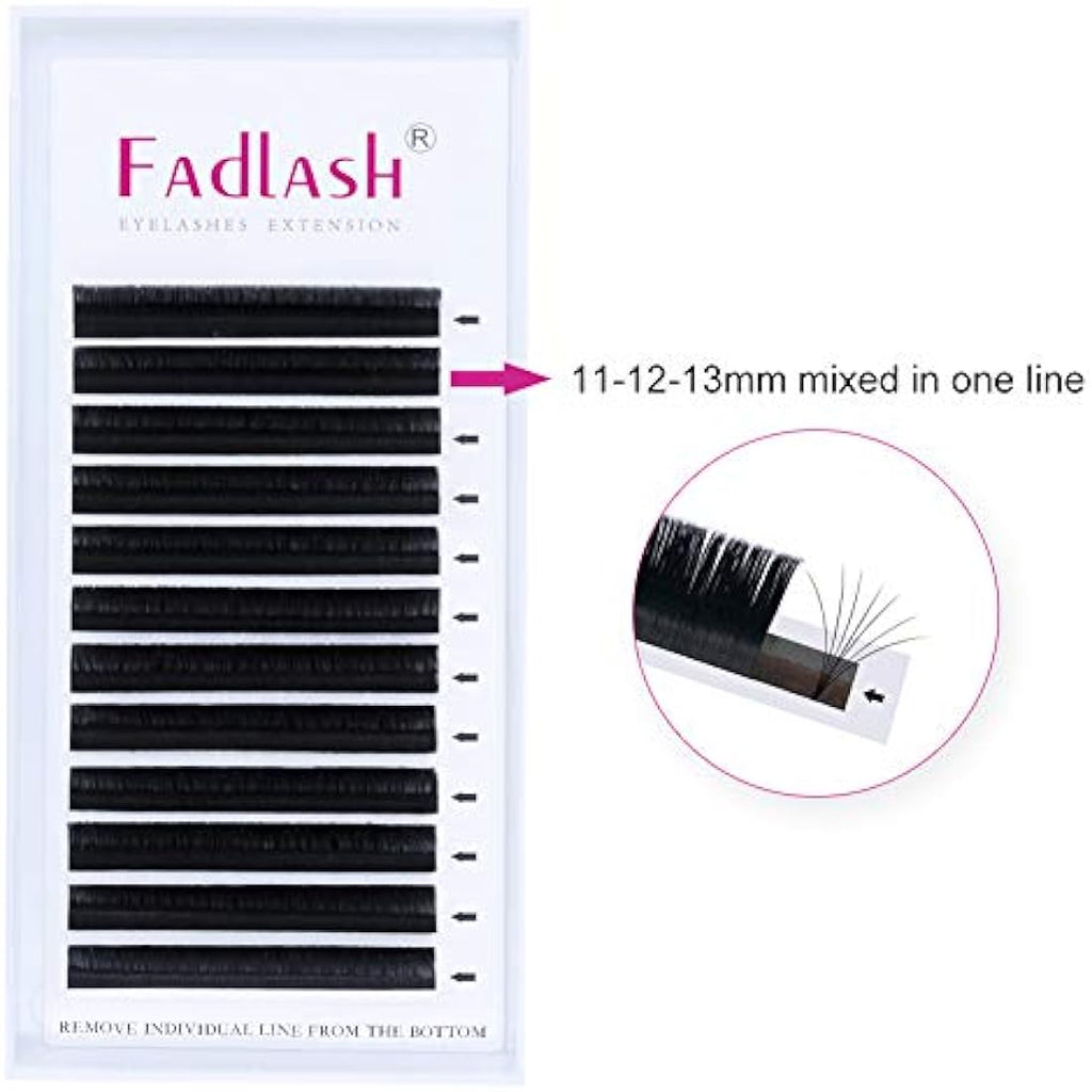 Fadlash Easy Fan Lashes – D Curl 0.07mm Mixed Russian Volume Silk