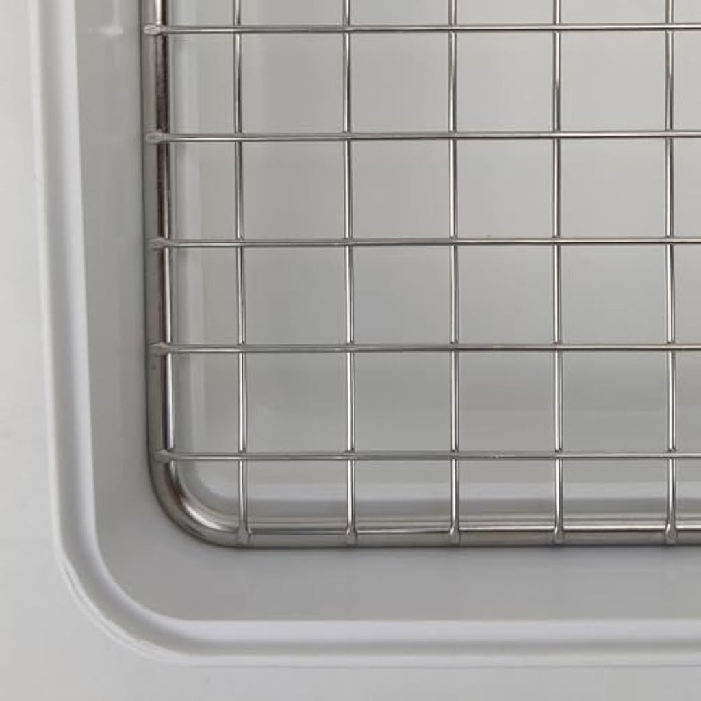 Large Rabbit Litter Box – 22x18 Tray with Dual Grates