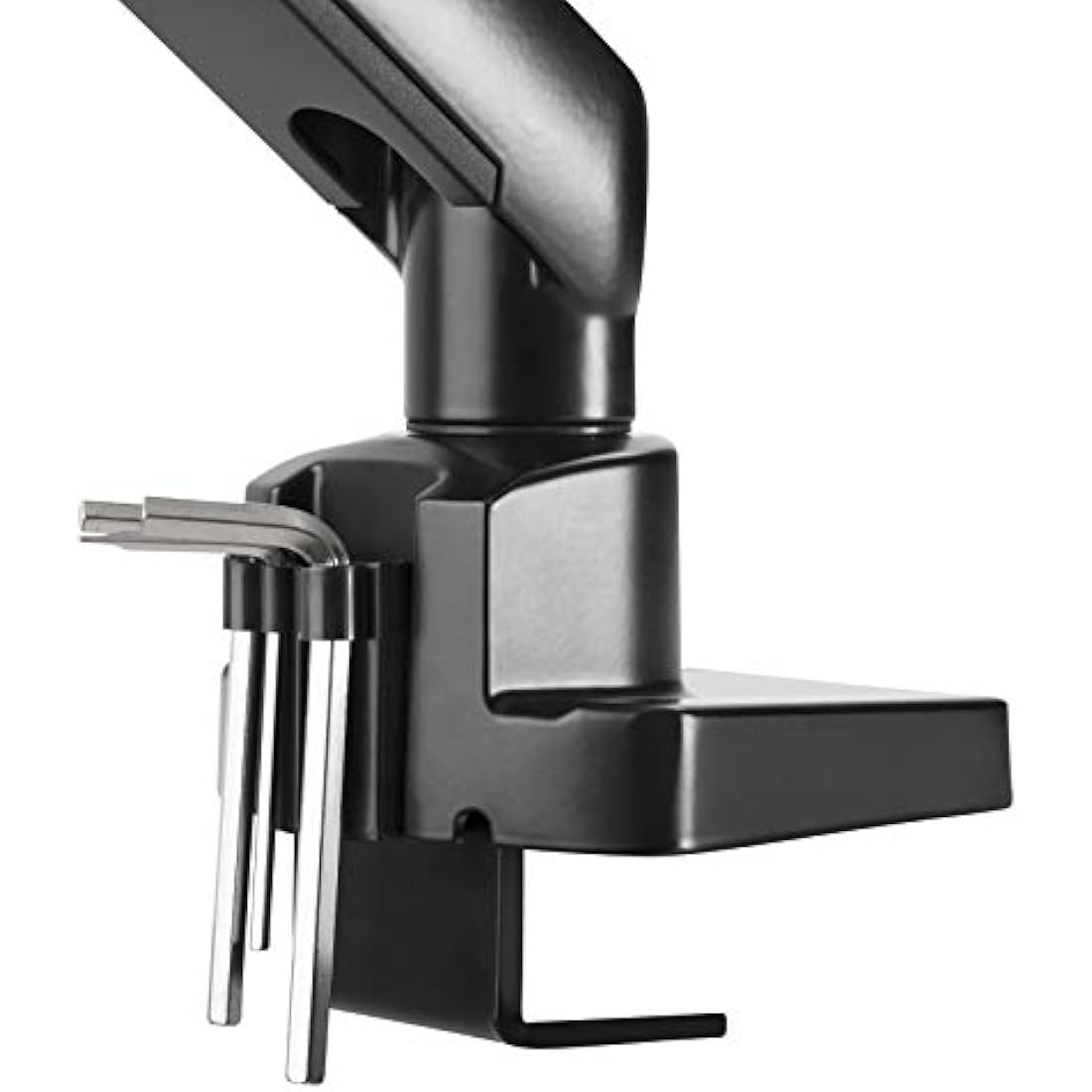Amer Mounts Single Monitor Arm – 17-32" VESA Desk Mount, Black