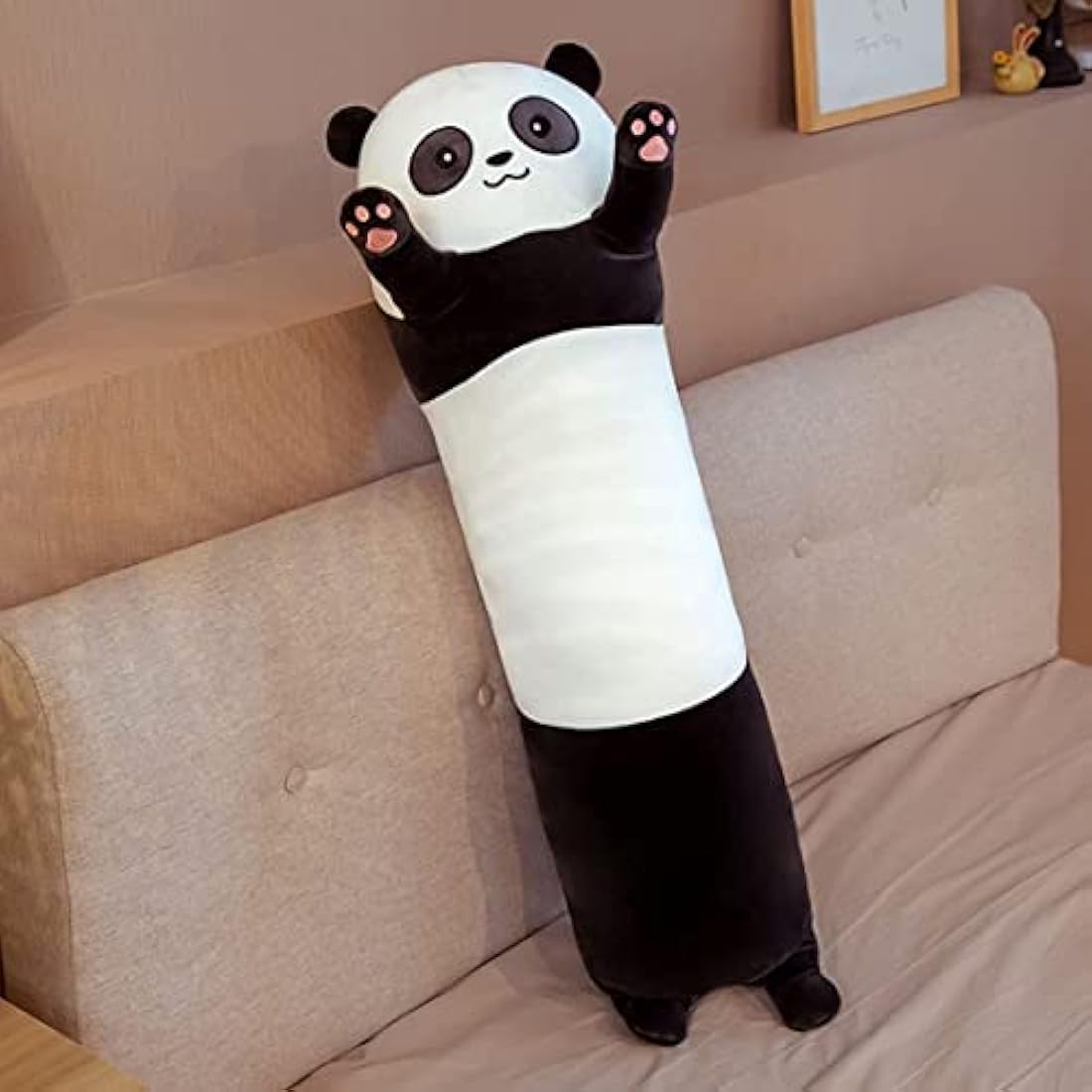 Panda Plush Body Pillow – 43.3 Inch Soft Stuffed Animal Toy
