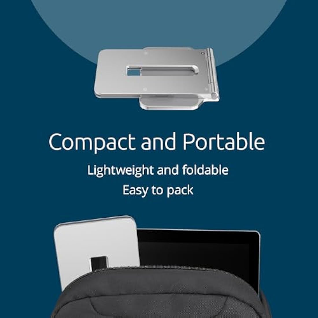 Kensington Surface Pro Stand – Foldable Ergonomic Riser for Surface Go