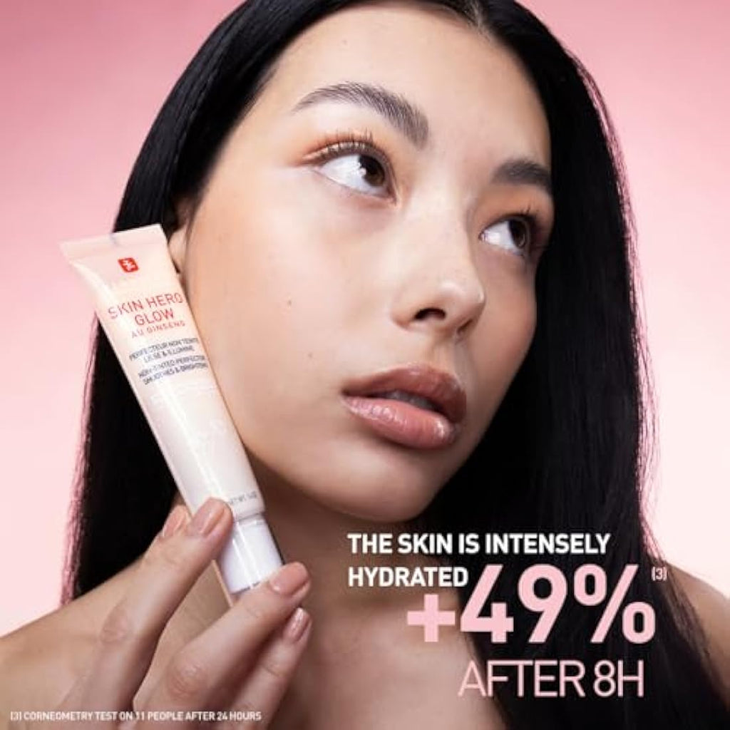 Erborian Skin Hero Glow – Non-Tinted Skin Perfector & Radiance Booster – 40ml