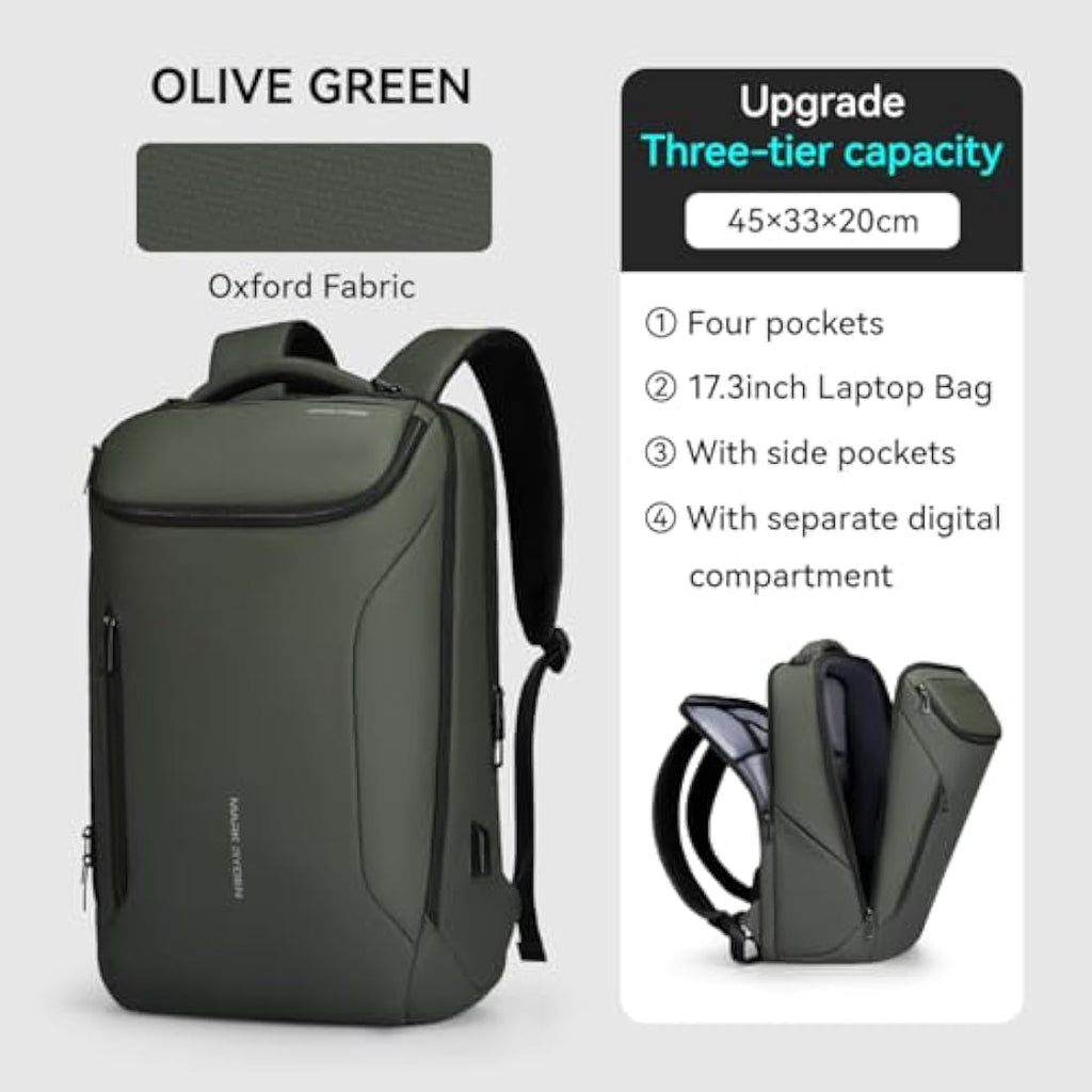 Mark Ryden 17.3" Laptop Backpack – Waterproof Business Travel Bag