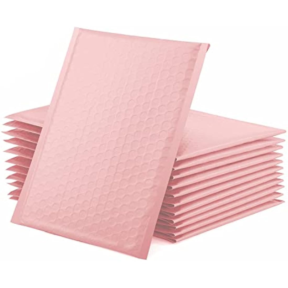 Switory 100 Pack Poly Bubble Mailers | 15.3x22.9cm Pale Pink Padded Envelopes