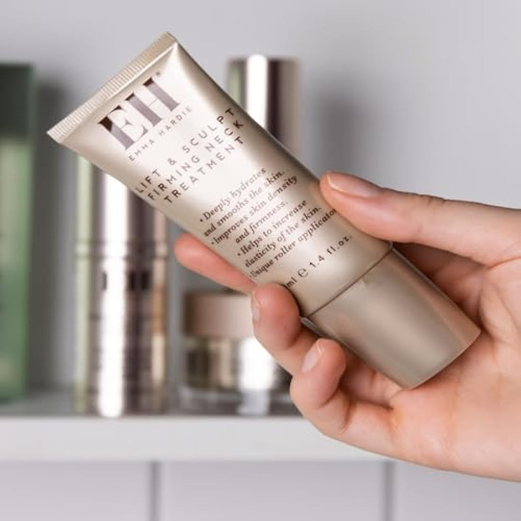 Emma Hardie Lift & Sculpt Neck Firming Serum with Roller Applicator