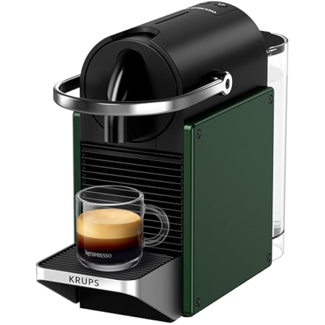 Nespresso Pixie by Krups | Compact Espresso Coffee Pod Machine - Dark Green