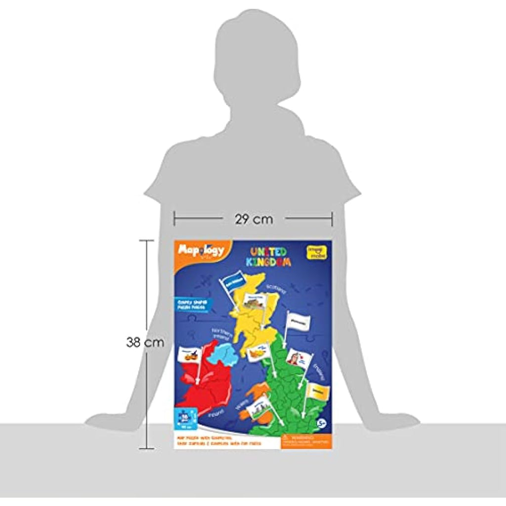 Imagimake Mapology UK & Ireland Jigsaw Puzzle – Educational Geography Toy