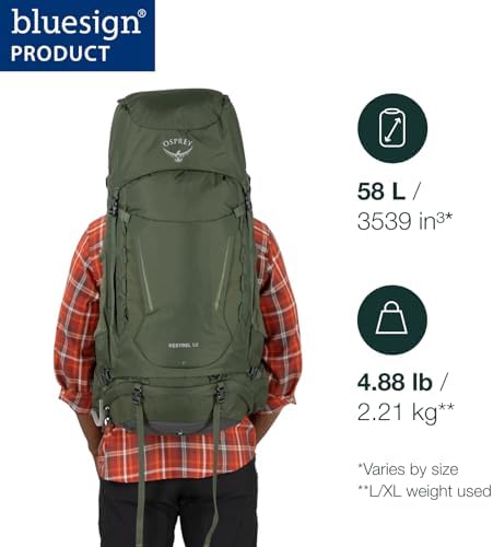 Osprey Kestrel Men's Hiking Backpack | Durable Outdoor Trekking Pack